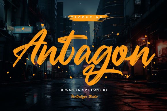 Antagon: A Handwritten Font for Editorial Personality