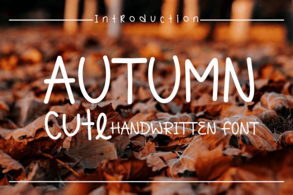 Autumn Cute Font: A Versatile Brand Asset for Your Business