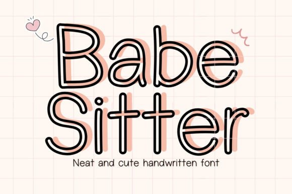 Babesitter Font: A Warm Handwritten Touch for Digital Design