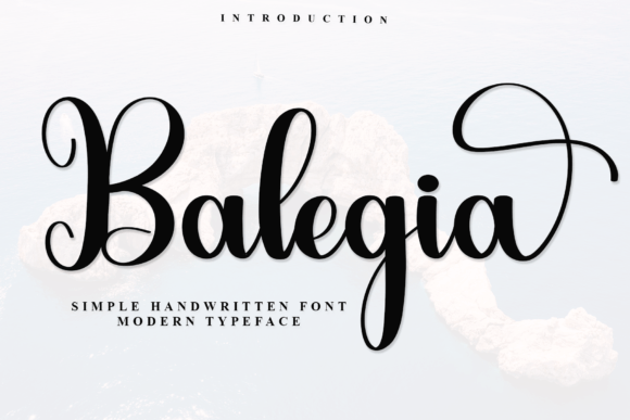 Balegia: The Festive Font That Brings Your Craft Projects to Life