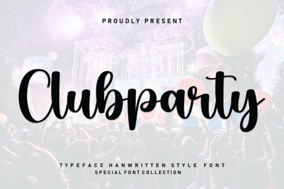 Clubparty: A Script Font for Editorial Warmth