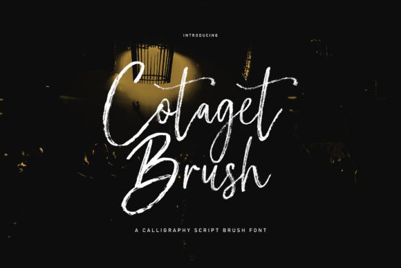 Cotaget Brush: A Script Font for Clear Campaign Messaging