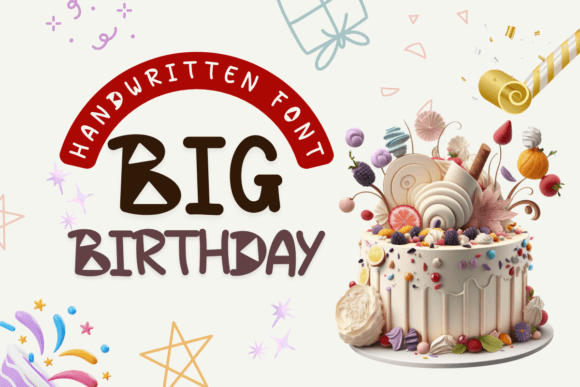 Crafting with the Big Birthday Font: A Maker's Story