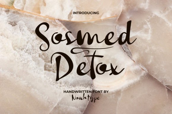 Introducing Socmed Detox: A Bold Brush Stroke Typeface for Digital Design