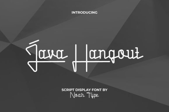 Java Hangout: A Handwritten Font for Crafters Who Value Personality