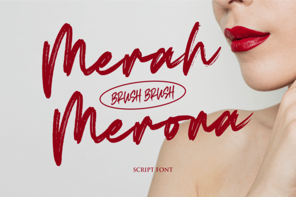 Merah Merona: A Handwritten Font for Digital Brand Character