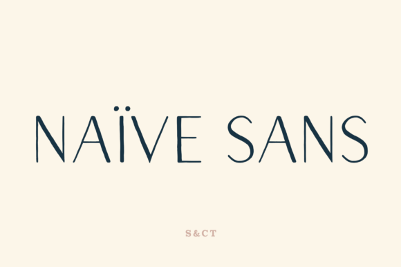 Naive Sans Shake: A Font to Unify Your Creative Business Branding