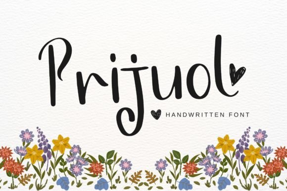 Prijuol: A Playful Typeface for Editorial Personality