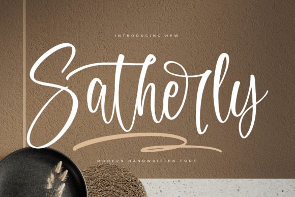 Satherly: A Modern Handwritten Font for Elegant Web Design
