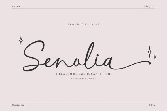 Senolia: The Handwritten Font That Elevates Your Brand Story