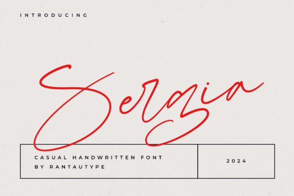 Sergia: The Handwritten Font That Makes Your Brand Feel Like You