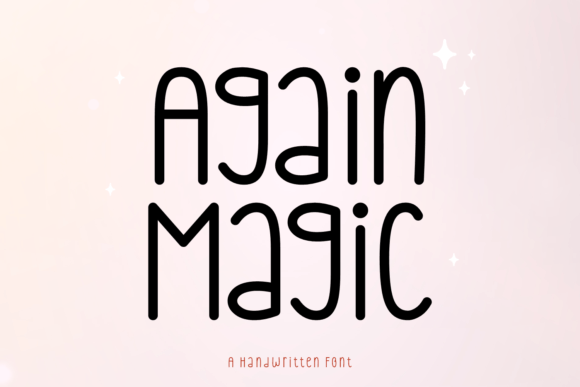 The Again Magic Font: A Whimsical Tool for Creative Product Makers