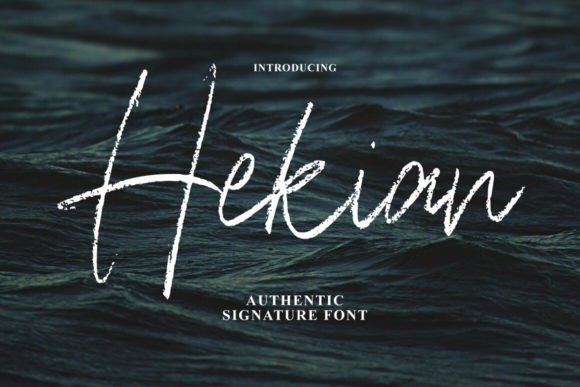 The Hekian Font for Modern Marketing Content and Design