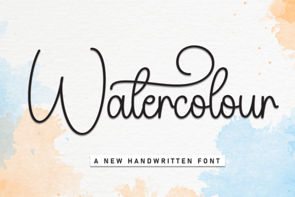 Watercolour: A Delicate Handwritten Font for Editorial Expression
