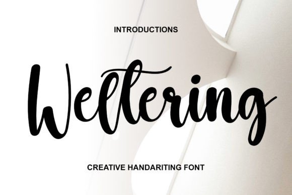 Weltering Font: Adding a Modern Handwritten Touch to Your Crafts