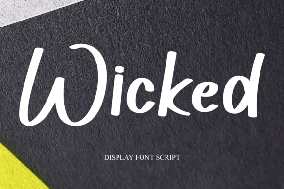 Wicked Font: A Modern Handwritten Typeface for Web Design