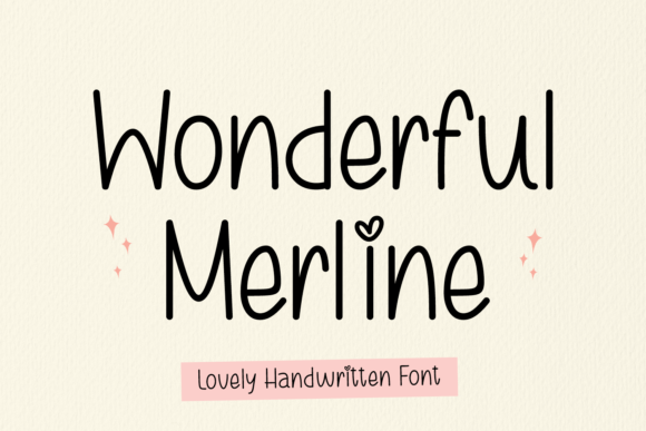Wonderful Merline: A Beautiful Font for Crafted Products
